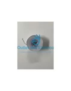 Spot encastré Microluce Meg en verre blanc GU5.3 50 W 12 V